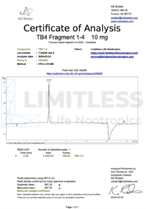 COA_TB4_fragment_1-4_10mg_lot-1122US_vial2_2024-03-25