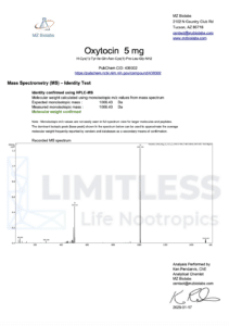 COA_Oxytocin_5mg_1210 vial1_2025-01-17