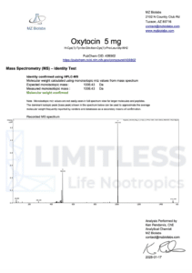 COA_Oxytocin_5mg_1210 vial1_2025-01-17