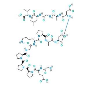 BPC-157 peptide structure diagram