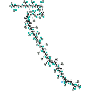 TB-500 peptide structure diagram