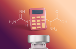 Peptide calculator featured image with amino acid graphic